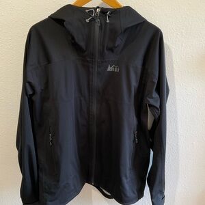 REI Black Hooded Jacket